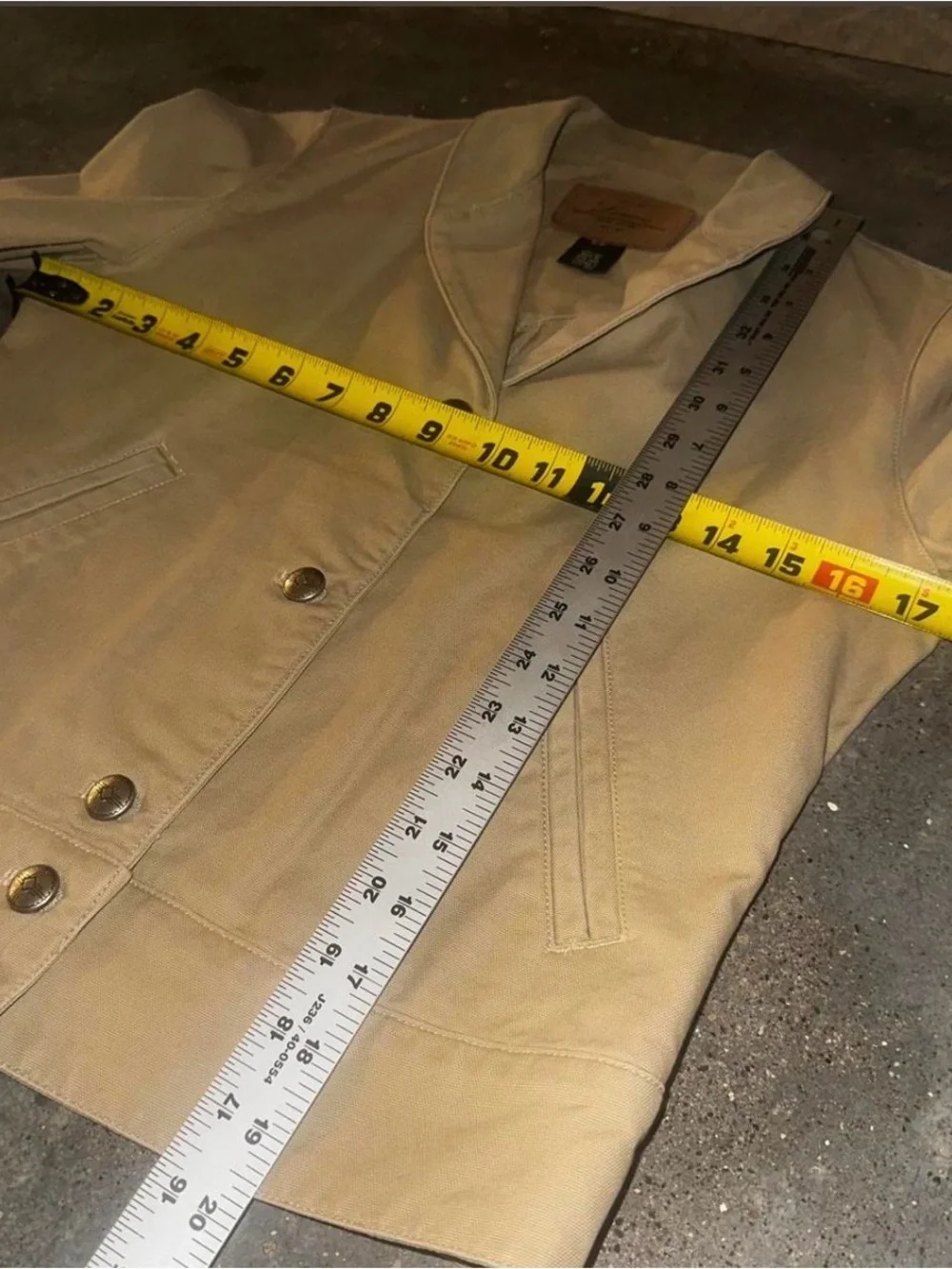 Ralph Lauren Beige Embroidered Western Jean Jacket - Picture 7 of 7